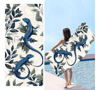 Glslmznq Telo Mare Microfibradi xxl 60 x 120 cm, Asciugamani Grande Microfibra e Resistente Alla Sabbia, Telo Palestra Leggero e ad Asciugatura Rapida Adattoper Spiaggia, Viaggi, Sauna, Tigre s-71