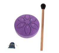 GLSTOY 1 Set Mini Tamburo A Lingua 6 Note Tamburo Musicale Per Bambini Strumento A Percussione Piccolo Handpan Acciaio Portatile Esterno
