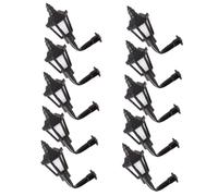 GLSTOY 10 Miniature Wall Lights Realistic Table Decorative Lamp Model in Material Warm Glow For Mini Houses And DIY Micro Landscapes