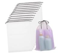 GLSTOY 12pezzi Sacchetti Coulisse Semi-transparente Per Scarpe Organizer Per Per Separare Scarpe e Valigia Essenziali Per