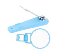 GLSTOY 2 Tagliaunghie con Dingrandimento Al Carbonio Tronchesina Manicure e Pedicure Antiscivolo Portatile per Uso e
