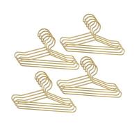 GLSTOY 25 pezzi Mini Grucce in Ferro Resistenti per Bambole Appendiabiti Piccoli per Vestiti da Casa delle Bambole Decorazioni Miniature per Collezionisti e Giochi Creativi