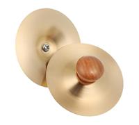 GLSTOY 2pezzi Cymbali Da Dito Per Ragazza Strumento Musicale Per Percussioni Con Legno Per Attività Musicali e Giochi Montessori