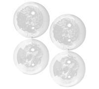 GLSTOY 4 Palline Baoding Massaggianti in Cristallo Design Drago Cinese per Esercizi di Rilassamento e Rafforzamento Mani Attrezzatura per Massaggi e Meditazione Quotidiana