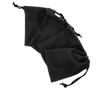 GLSTOY 4 pezzi Pelle per Microfono con Coulisse Custodie Protettive Mini Organizer Versatile per Accessori Audio Portatile per Viaggi e Interviste