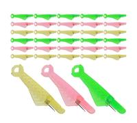 GLSTOY 45 Pezzi Infila Ago Plastico a Forma di Pesce per Cucito e Ricamo, Strumento Preciso e Facile da Usare per Inserimento Filo Senza Sforzo in Macchina da Cucire