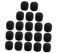 GLSTOY 50pezzi Coperture Antivento Per Microfono Protezione Leggera Per Eventi Riduzione Rumore Fondo Compatibile Vari Per Parlate Pubbliche