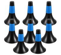 GLSTOY 8 Pezzi Coni da Allenamento Basket in Plastico Resistente per Agilità e Controllo Palla, Facili da Trasportare per Allenamento Sportivo All'aperto