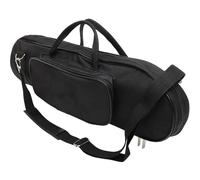 GLSTOY Borsa per Tromba Portatile Oxford Imbottito Tracolla Regolabile e Tasca Frontale per Accessori, Custodia Antiurto per Strumenti a Fiato da Trasporto