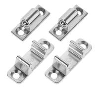 GLSTOY Chiusure in Metallo per Pannelli in Vetro Cappa Cucina Set 4 Pezzi Supporto e Serratura per Ricambio Elettrodomestici Installazione Fai da Te Compatibile con Marche