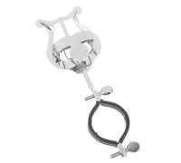 GLSTOY Clip Spartiti per Clarinetto e Sax Soprano in Metallo Argento Lira Pieghevole per Banda e Concerti