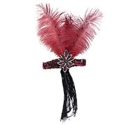 GLSTOY Fascia Per in Stile Anni '20 Ruggenti Con Nappe Da Donna Stile Flapper Per Un Look Glamour