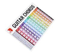 GLSTOY Guitar Chord Chart Poster Di Riferimento Per Accordi Di Chitarra Guida Pratica Per Principianti e Musicisti Design Elegante e Facile Da Usare Per Studio e Allenamento Musicale