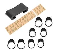 GLSTOY Maniche Per Dita Per Tamburo Lingua in Silicone Copertura Per Dita Per Strumenti Percussione Accessori Per Strumenti Percussione Plettri Supporto Per Bacchette e Adesivi Per Note