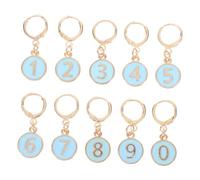 GLSTOY Marcatori per Maglia in Numerati Piccoli Indicatori Rotondi per Contare Le Righe Accessori Resistenti per Uncinetto e Lavoro Maglia