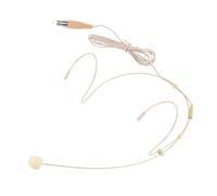 GLSTOY Microfono a Condensatore Beige Design Comodo da Indossare, Microfono Direzionale Xlr 3 Pin Leggero per Insegnamento e Arti Performative