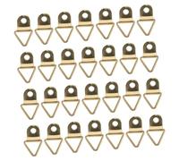 GLSTOY Miglioramento Della Casa 100 Pezzi Mini Ganci Triangolari D- Ganci Per Appendere Cornici Facili Da Installare Per Opere Darte