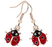 GLSTOY Orecchini a Gancio Donna a Forma di Coccinella Leggeri e Anallergici Orecchini Vistosi per Ragazze Adolescenti Adatti a Feste e Uso Quotidiano Gioielli Originali e Graziosi