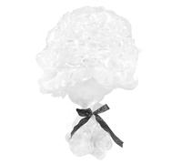 GLSTOY Parrucca da Avvocato Riccia per Cosplay e Feste in Maschera, Parrucca Decorativa Leggera e Traspirante Fissaggio Sicuro, Accessorio Costume Giudice per Uomo Adulto