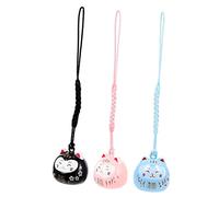GLSTOY Portachiavi Ciondolo Metallo Gatto Fortunato Appeso Chiave Borsa Zaino Tessuto Ottone Delicato Design Unico Per Auto Compleanno
