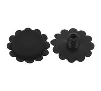 GLSTOY Set 2 Tappi Terminali per Ombrellone da Esterno 8 Mm con Guarnizione, Accessori per Riparazione e Sostituzione Cappucci Punte, senza Attrezzi per Uso Giardino e Viaggio