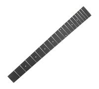 GLSTOY Tastiera per Chitarra Acustica Folk e Ukulele in Legno Composito da 41 Pollici Tasti Preinstallati e Finiture Bianche, Accessorio per Sostituzione Manico e Uso in Studio