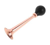 GLSTOY Tromba ad Aria Compressa in Ottone con Pompa Manuale, Corno di Segnalazione Portatile per Emergenze e Sicurezza, Avvisatore Acustico per Ispezione Binari e Attività Outdoor