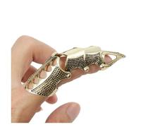 GLSZNQO Anello da Dito in Osso Danganronpa Dangan Ronpa Gothic Celestia Ludenberg Punk Anelli da Dito Classic Hot Halloween Cosplay Props(Bronze Color)