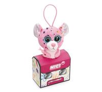 Glubschis - Borsa per la scuola, motivo "Miss Mausie", 9 cm, regalo per la scuola, portachiavi con grandi occhi glitterati (Miss Mausie)