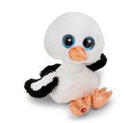 Glubschis, Sir-Sorto 63032 - Morbida cicogna di Peluche, per Coccole e Giochi, per Bambini e Adulti, Fantastica Idea Regalo, 15 cm, Bianco