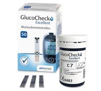 GlucoCheck Excellent - Strisce di prova, 50 pezzi