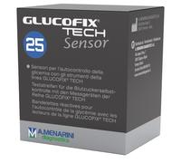 Strisce misurazione glicemia glucofix tech sensor 25 pezzi