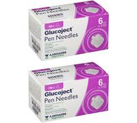 Glucoject® Pen Needles 31G 6mm 2x100 pz Ago per iniezione