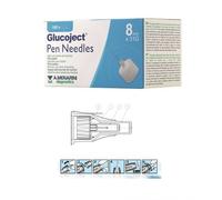 Glucoject AGO PER PENNA DA INSULINA GLUCOJECT LUNGHEZZA 8 MM GAUGE 31100 PEZZI