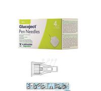 Glucoject Pen Needles 32G 4mm Aghi per Penne da Insulina 100 Pezzi