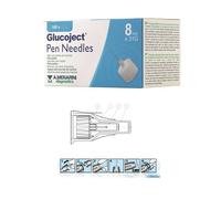 GLUCOJECT PEN NEEDLES 8MM G31