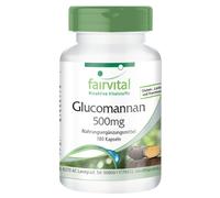 Glucomannano 500mg 180 Capsule Saturazione Estratto di Konjak Dimagrante VEGA...