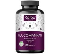 Glucomannano Capsule ad Alto Dosaggio - RAIBU 180 pz Capsule