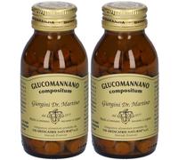 Glucomannano Compositum 180 Pastiglie 90 G Set da 2 2x180 pz Pastiglie