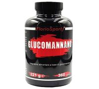 Glucomannano Forte 360 Capsule da 500mg FlorioSport Integratore Pura Fibra Veget