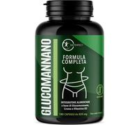 Glucomannano Forte Purificato 4000mg 180Cps Contro la Fame Nervosa Arrichito con