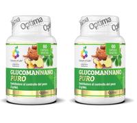 Glucomannano PURO - Senza Glutine e Vegano, 60 capsule (Confezione da 2)