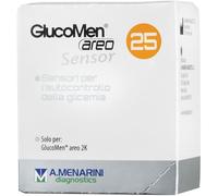 GlucoMen Areo Sensor A.Menarini Diagnostics 25 Strisce. SCAD 06/2026