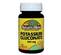 Gluconato Di Potassio 100 Compresse 500 mg Di Nature's Blend