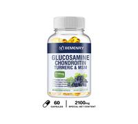 Glucosamina Condroitina Curcuma E MSM 2100mg - Tripla Forza, Supporto Articolare
