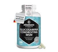 Glucosamina Condroitina MSM 2250 mg con Vitamina C 240 Capsule Articolazioni e