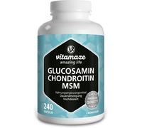 Glucosamina Condroitina MSM 2250 Mg Con Vitamina C, 240 Capsule, Articolazioni E