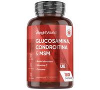 Glucosamina Condroitina MSM Acido Ialuronico Vit C e Curcuma 6 Mesi Glucosamina