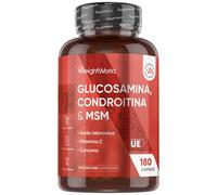 Glucosamina Condroitina MSM Acido Ialuronico Vit C e Curcuma 6 Mesi Glucosamina