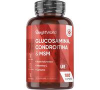 Glucosamina Condroitina MSM Con Vitamina C, Acido Ialuronico E Curcuma, La Vitam